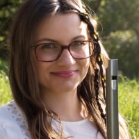 Brennan, tin whistle and Irish flute student
